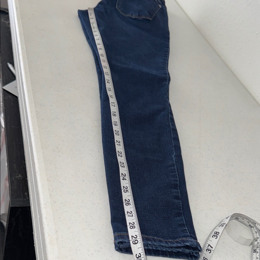 New York & Company Dark Blue Skinny Jeans - Picture 9 of 9